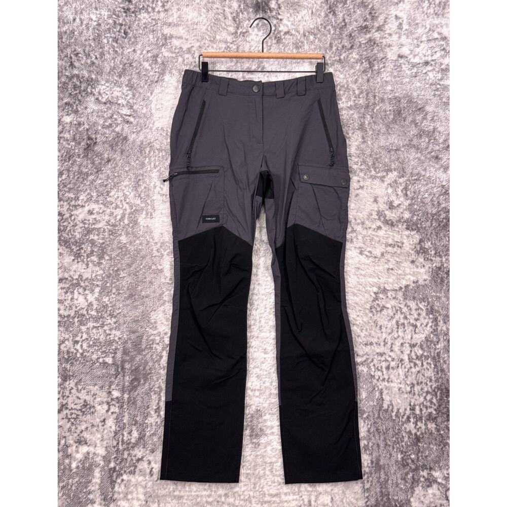 Decathlon Forclaz Pants 30 x 31 Mens Gray Trek 500 Technical Trouser